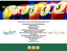 Tablet Screenshot of joss9balltour.com